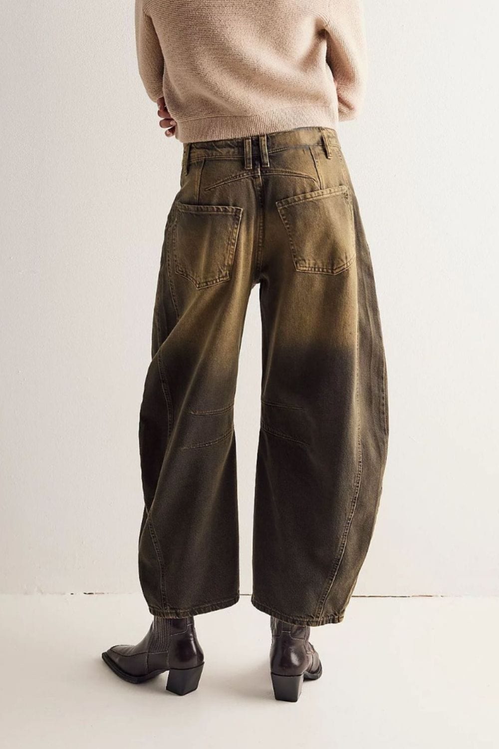 Candy Wide Leg Jeans with Pockets