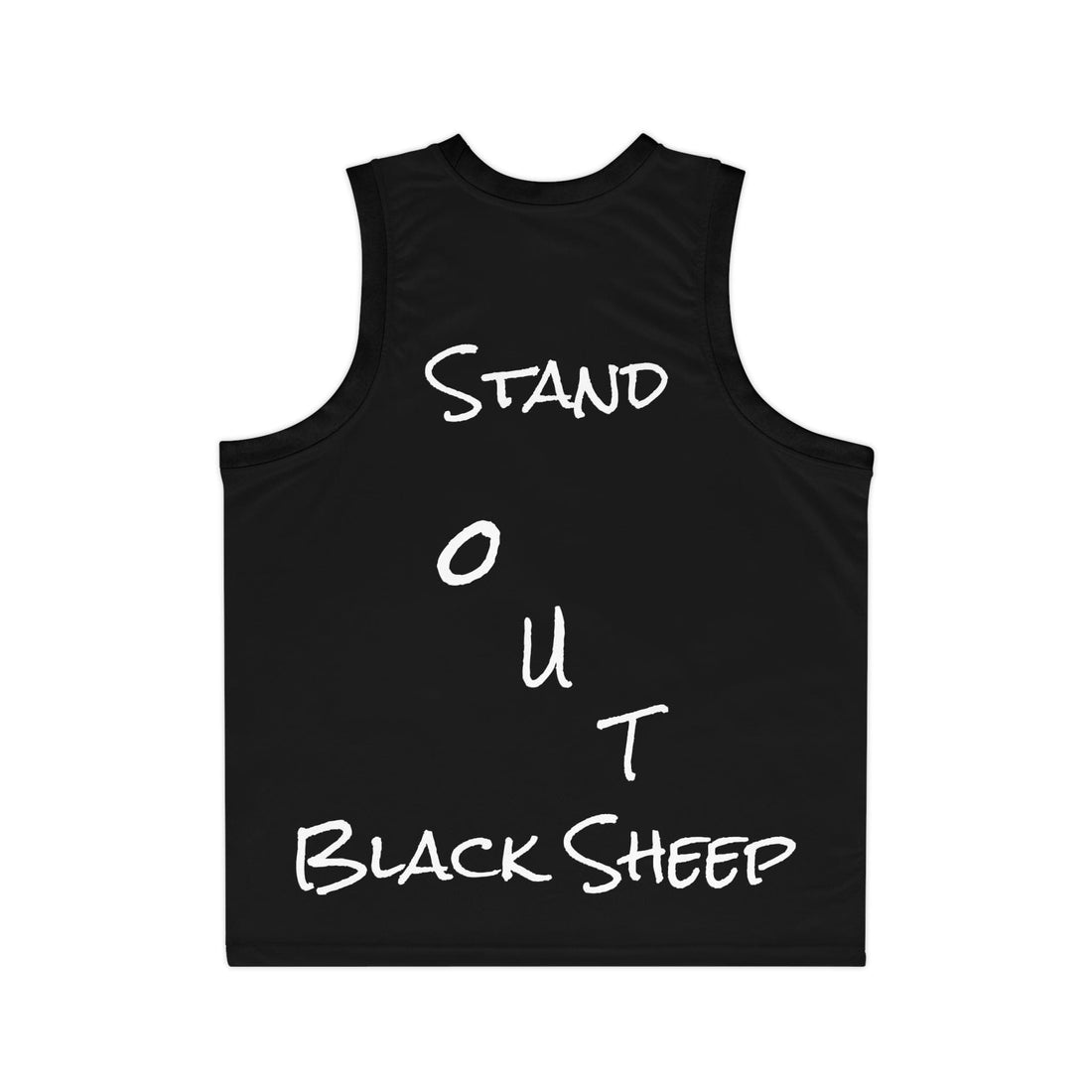 Unisex Unique Kulture Black Sheep Basketball Jersey