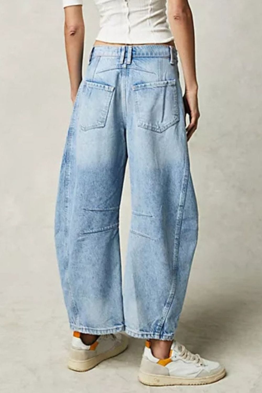 Candy Wide Leg Jeans with Pockets