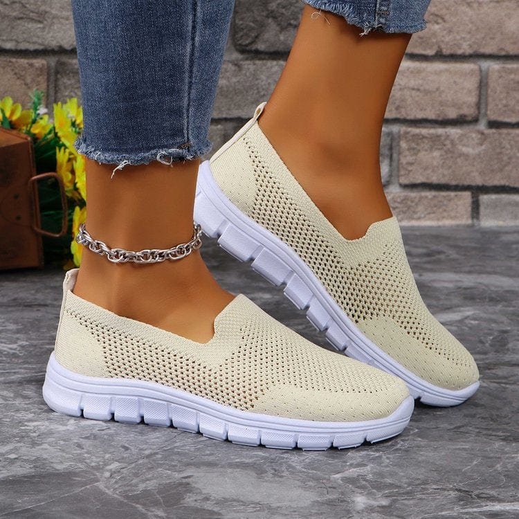 Unique Kulture Breathable Mesh Round Toe Slip-Ons