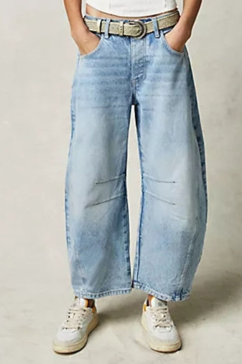 Candy Wide Leg Jeans with Pockets