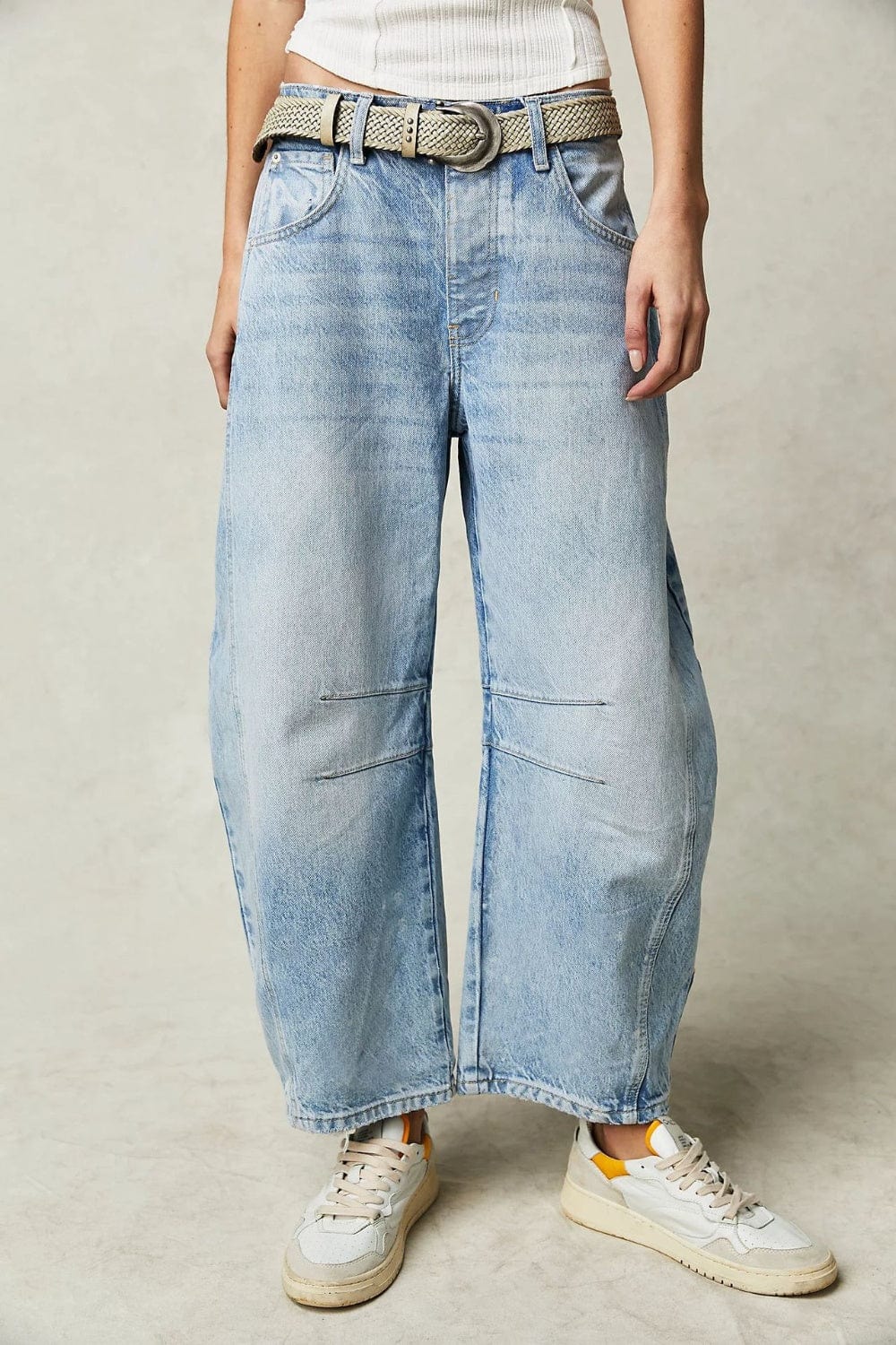 Candy Wide Leg Jeans with Pockets