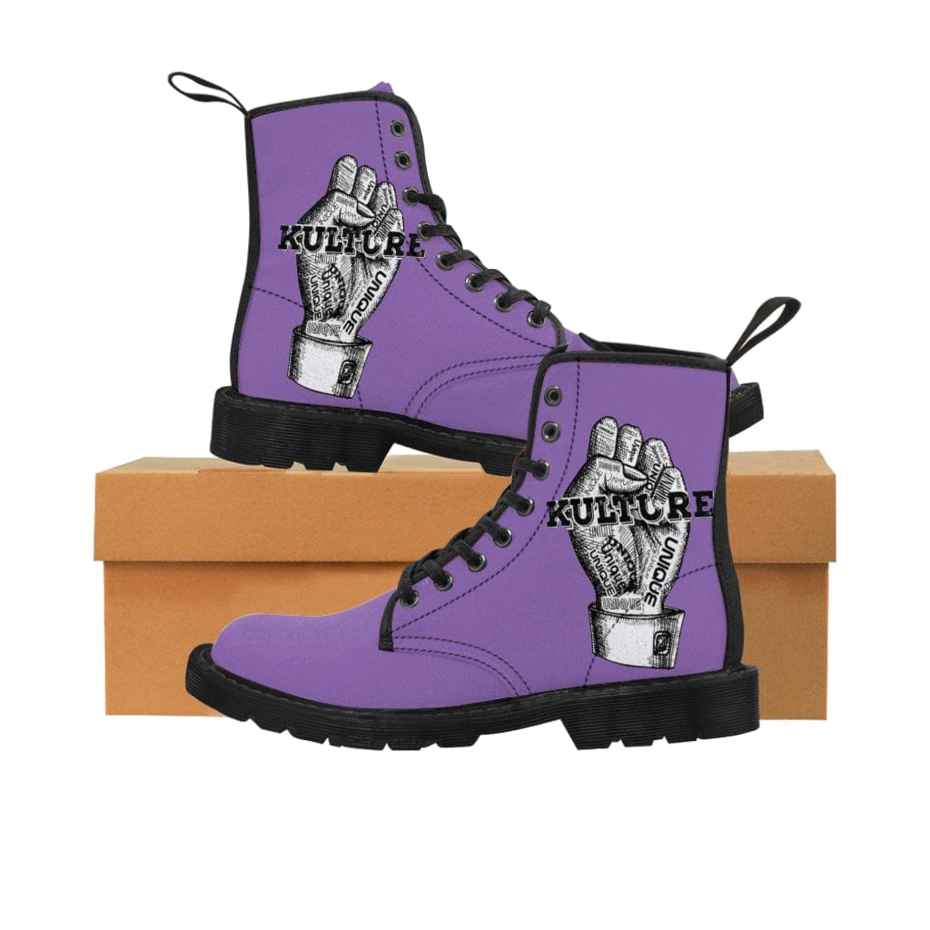 purp3  unique kulture purple and white and black mix sneaker boots shoes designer fashion unique kulture