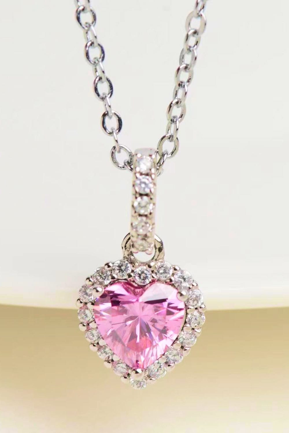 1 Carat Heart Necklace