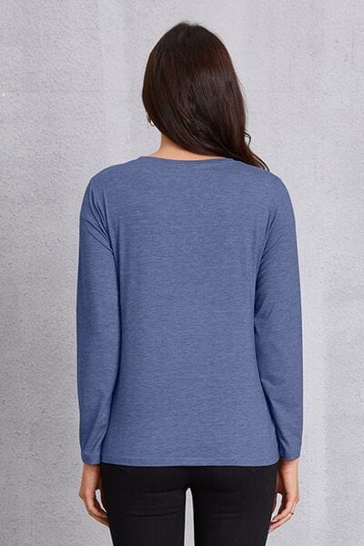 COFFEE AND SUNSHINE Round Neck Long Shirt