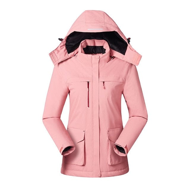 Women Winter Intelligent Heating Jacket USB Charging Women Heated Coat Outdoor Fleece Female Windproof Climbing Clothes unique kulture designer fashion smart jacket uniqeu accessories 