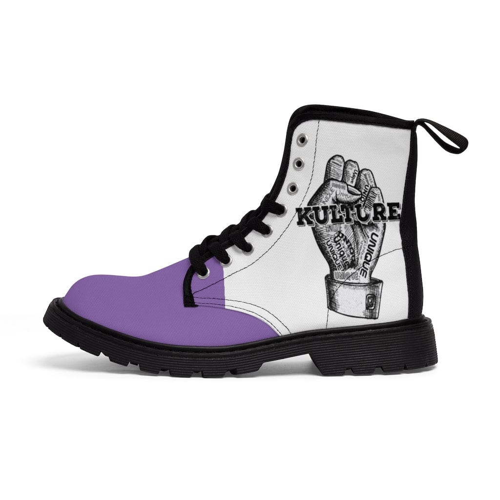 purp 2 purple and white unique kulture sneaker boots