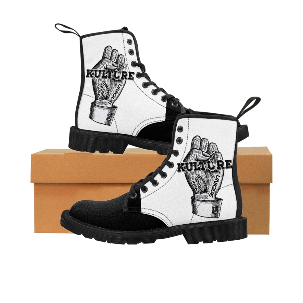 black and white men ying yang boots nylon leather unique kulture ying yang boot sneaker